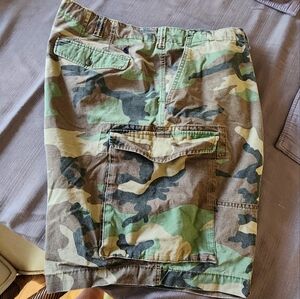Camouflage Cargo Shorts